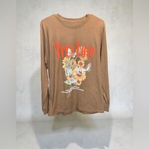 Forget Me Not Brown Tee